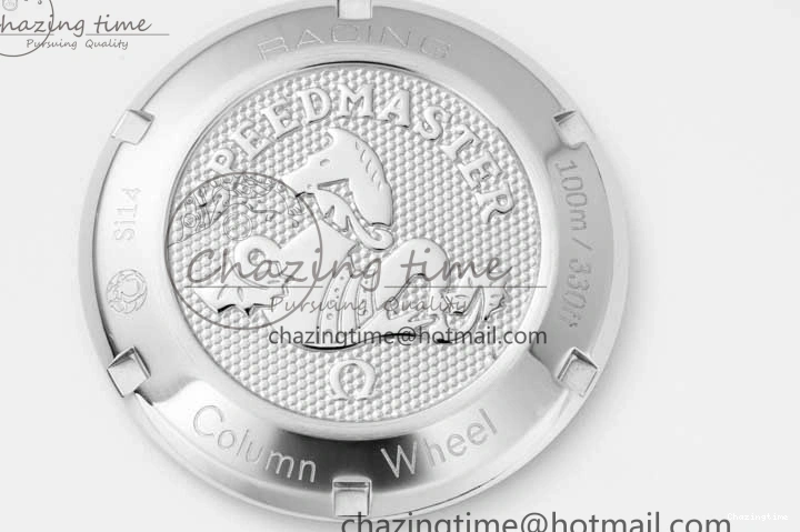 0405 Speedmaster Racing Master SS HKF Best Edition Black Dial on SS Bracelet A Versatile 7810